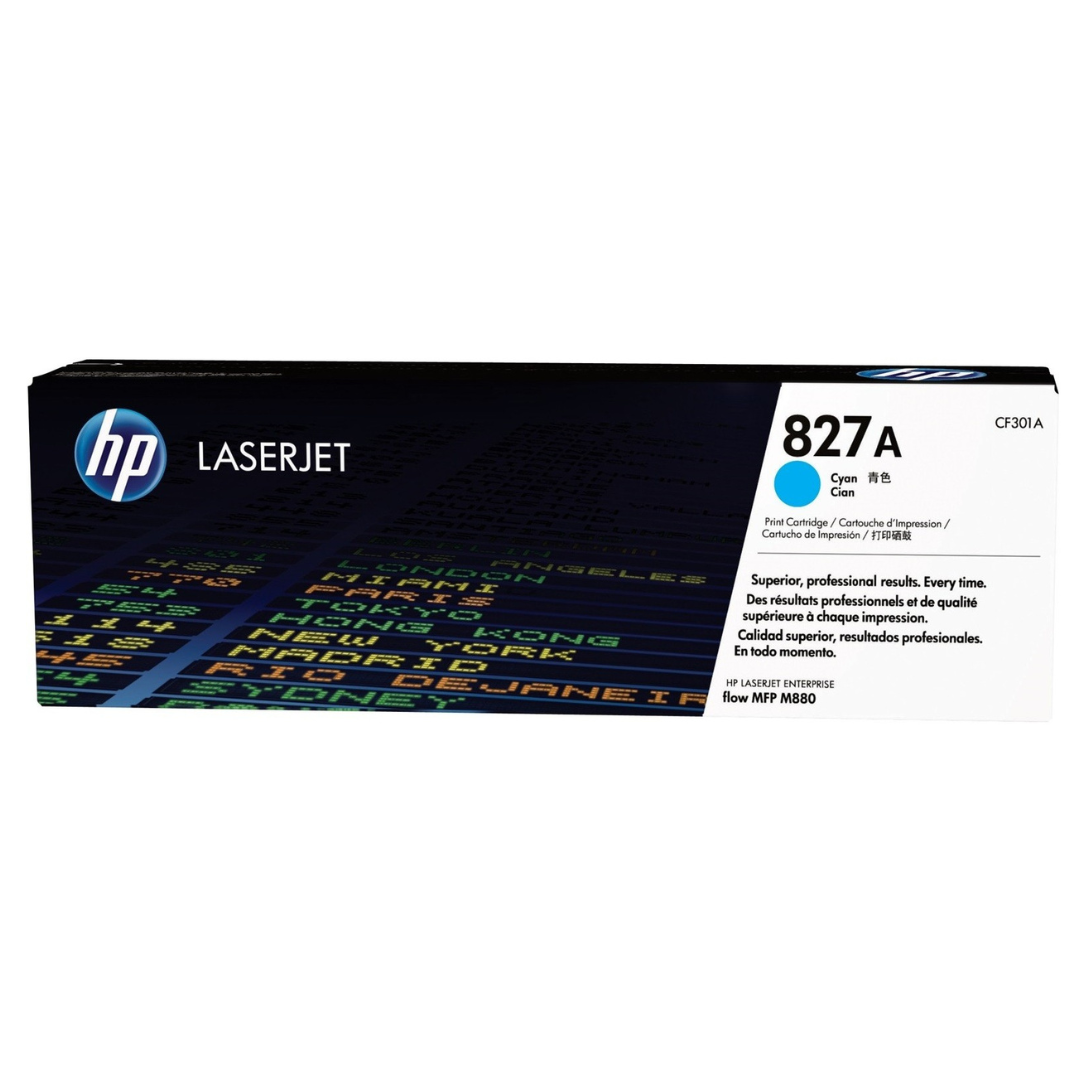 HP 827A Cyan (CF301A) - Toner HP LaserJet d'origine